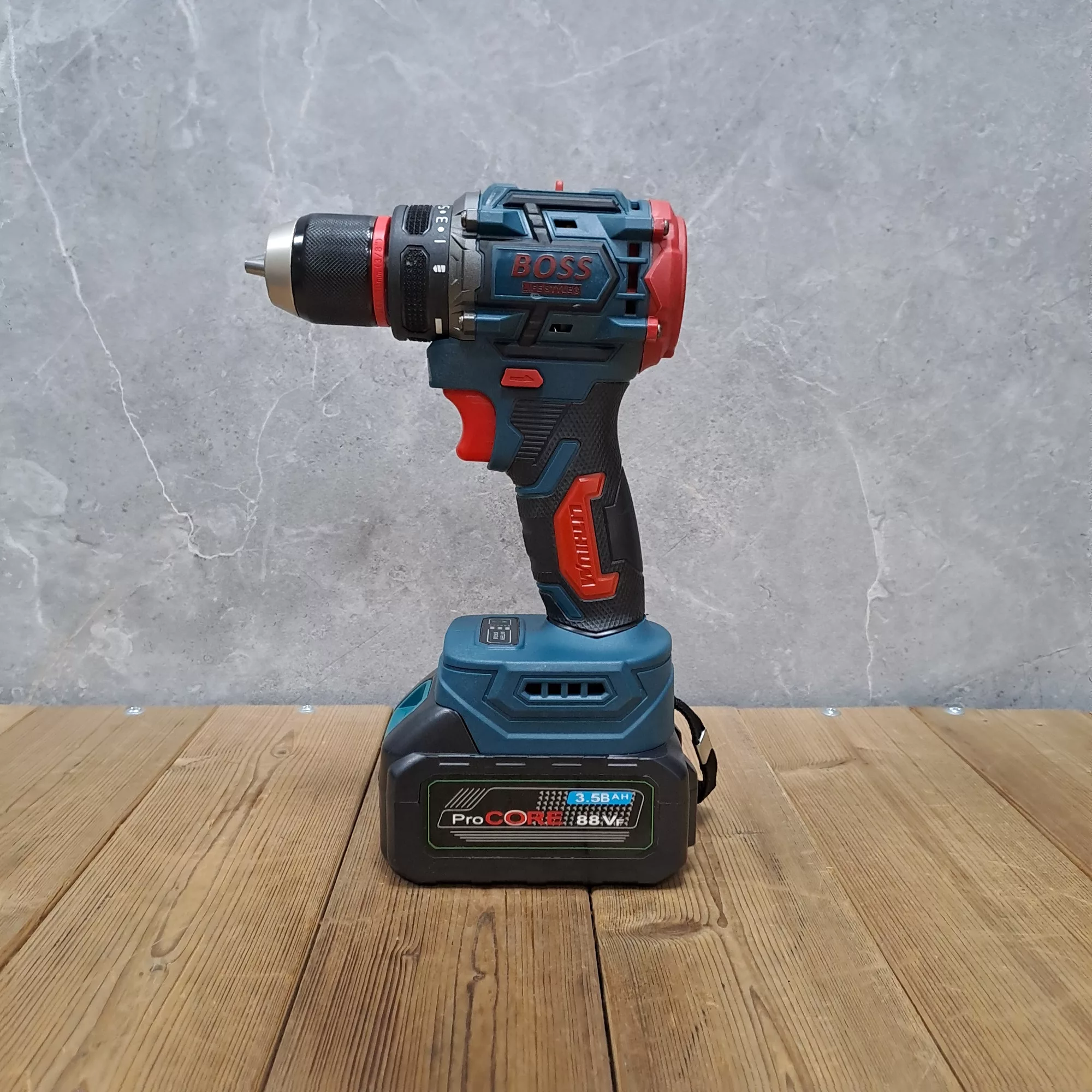 مجموعه 28 عددی دریل پیچ گوشتی شارژی براشلس صنعتی باس مدل LIFE _ STYLE