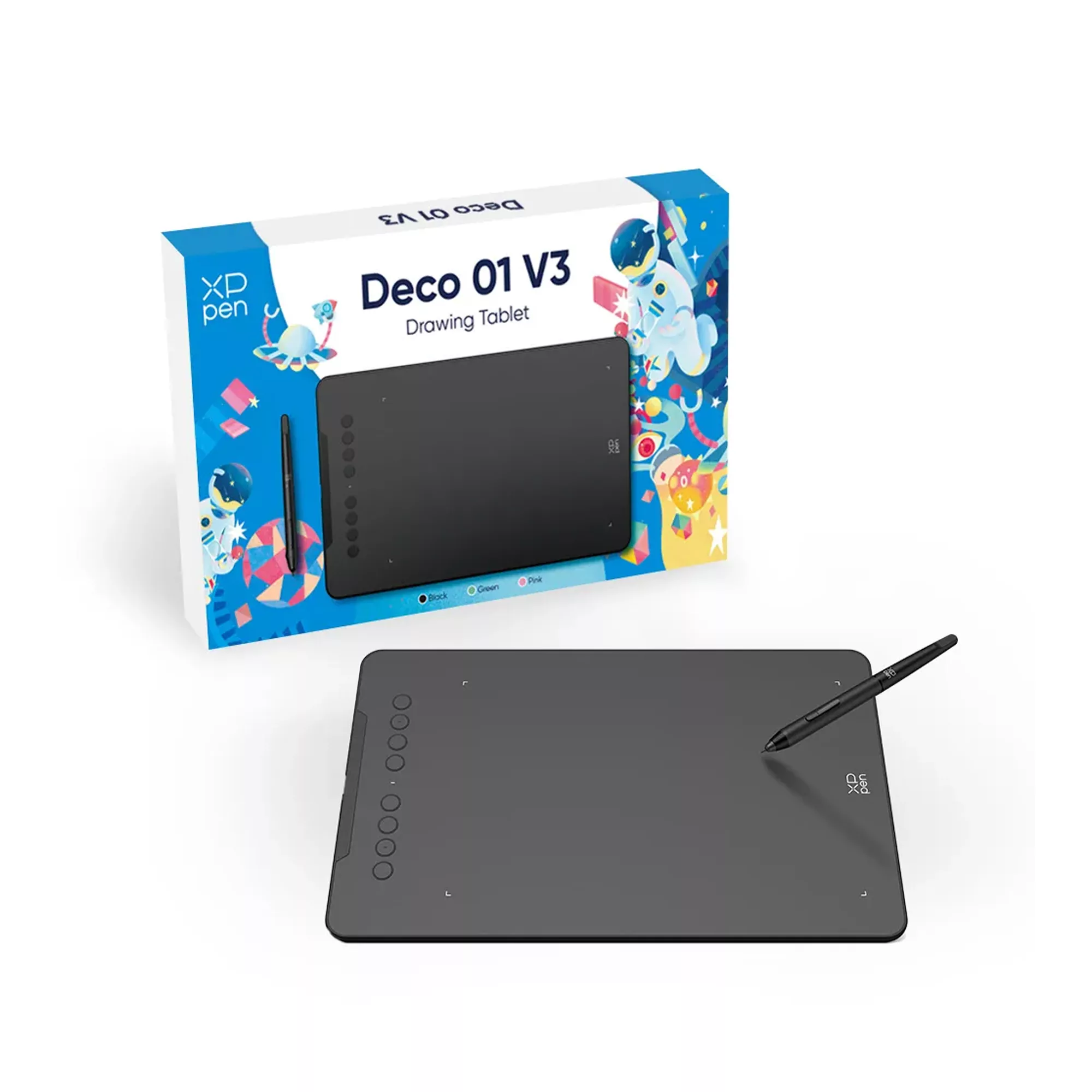 قلم نوری با صفحه نمایش - ایکس پی-پن مدل Deco 01 V3