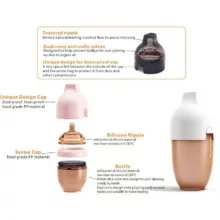 شیشه شیر شی ار هی کد 008 گنجایش 240 میلی لیتر