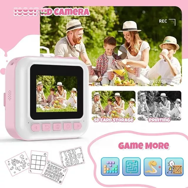 دوربین عکاسی چاپ سریع مدل Kids Printing Camera