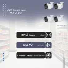 دوربین مدار بسته آنالوگ ان آی کی مدل B500 بسته 4 عددی