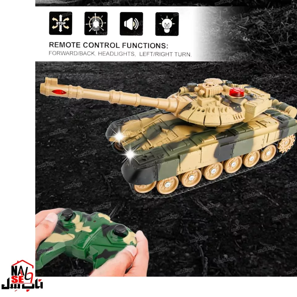 تانک بازی کنترلی ناب سل مدل شارژی موکا 59DTANK MOKA01