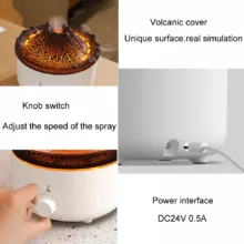 دستگاه بخور سرد طرح آتشفشان در حال فوران مدل V21B