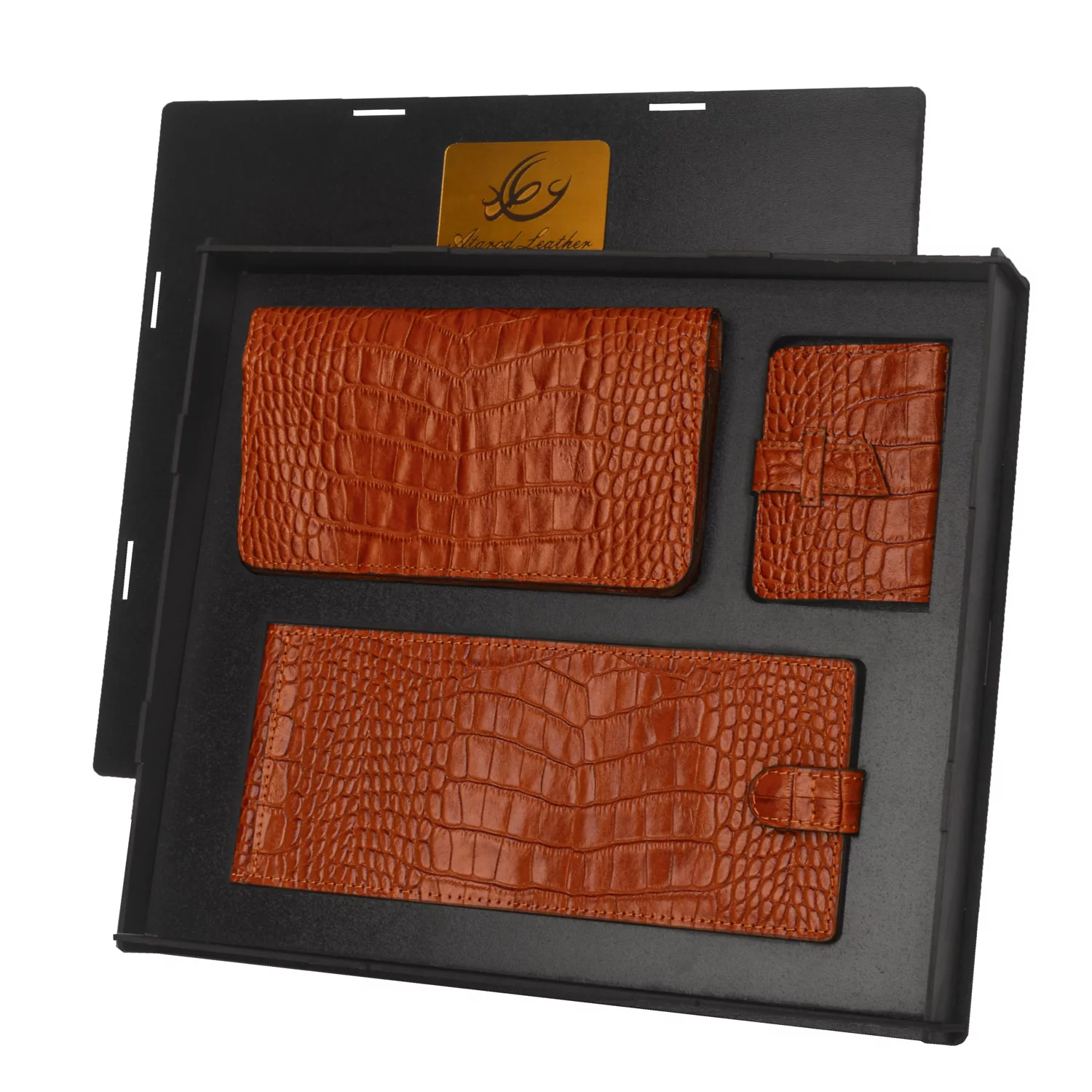 ست هدیه چرم عطارد مدل A06