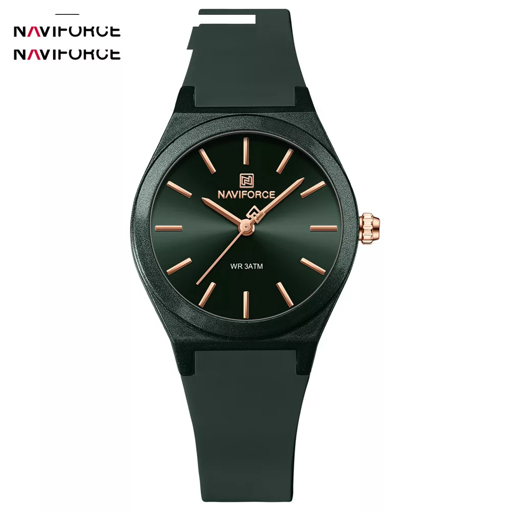 ساعت مچی عقربهای کوارتز زنانه نیوی فورس مدل NF5056GNGN