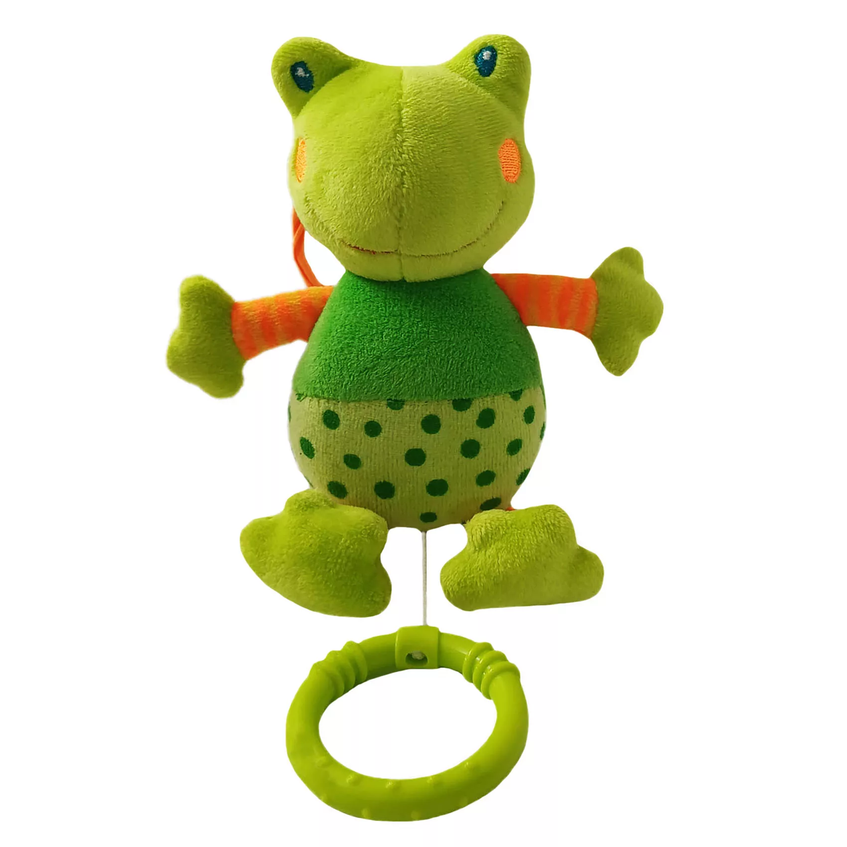 عروسک سی اند ای طرح قورباغه مدل موزیکال ارتفاع 20 سانتی‌متر