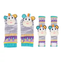 جغجغه   مدل مچی و پاپوش خرگورخر بسته 4 عددی