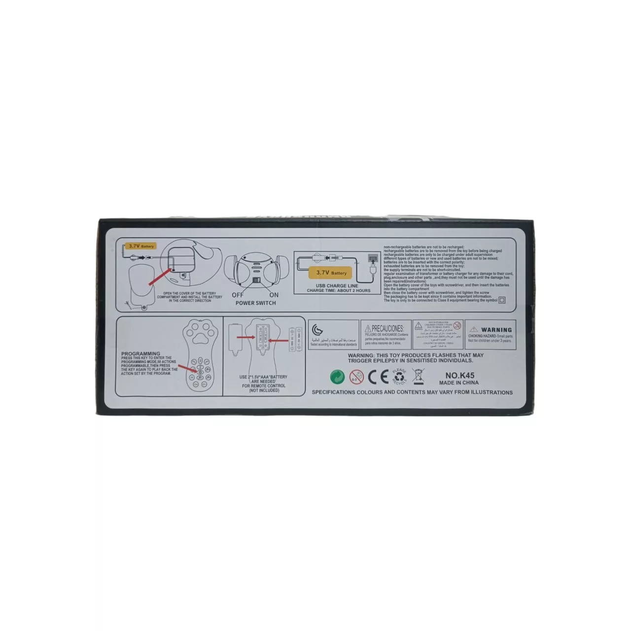 ربات کنترلی مدل سگ فنری کد k45