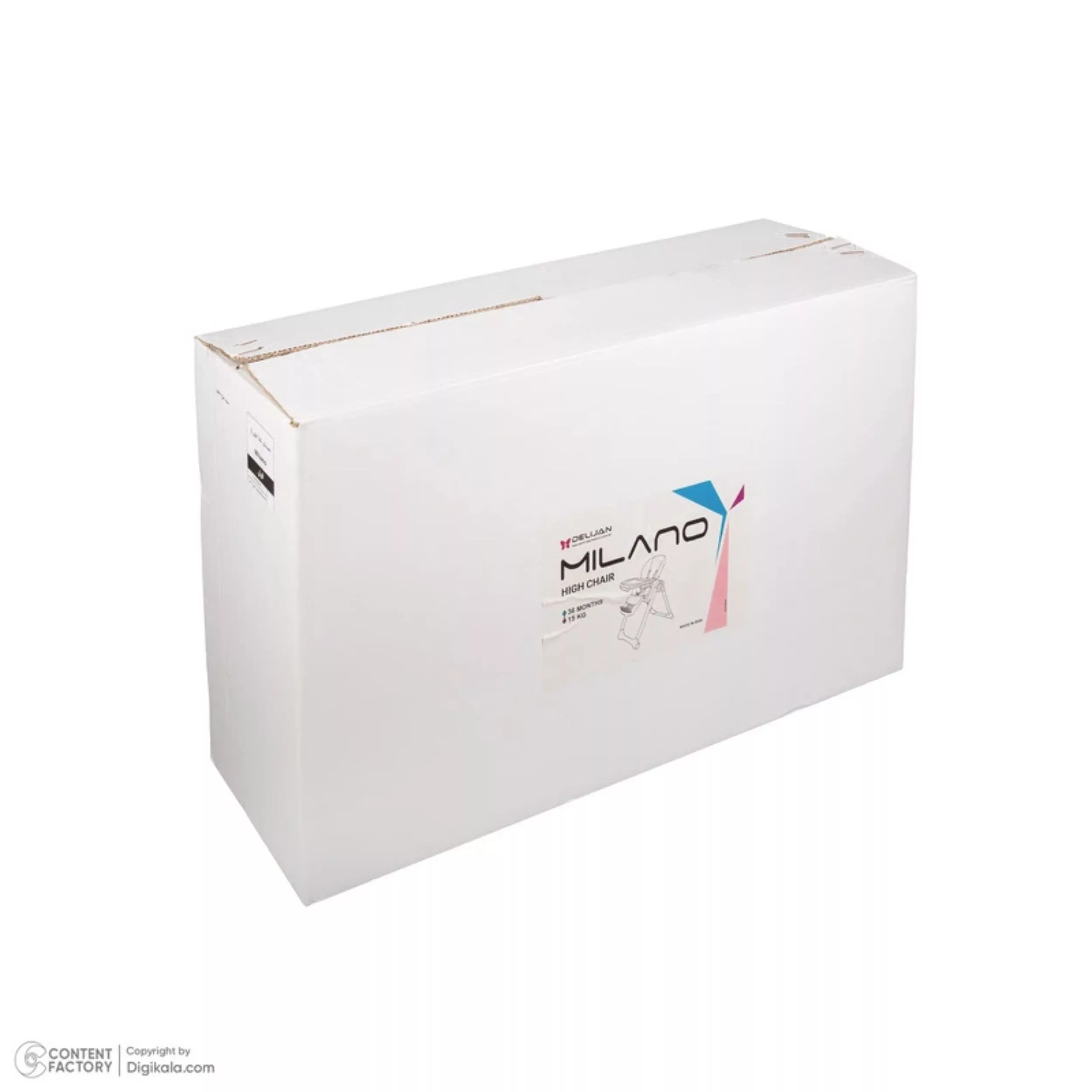 صندلی غذاخوری کودک دلیجان مدل میلانو طرح شیطونک