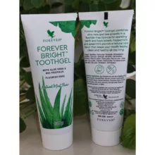 خمير دندان فوراور لیوینگ پروداکتس مدل آلوئه ورا و بره موم وزن 130 گرم مجموعه دو عددی