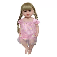 عروسک مدل دختر مو بلند کد 5700 ارتفاع 50 سانتی متر