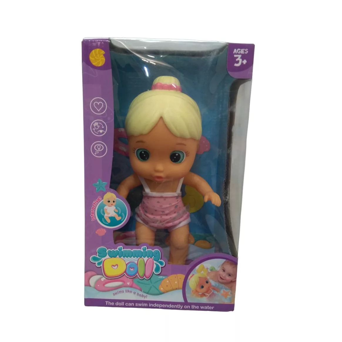 عروسک مدل شناگر ارتفاع 30 سانتیمتر