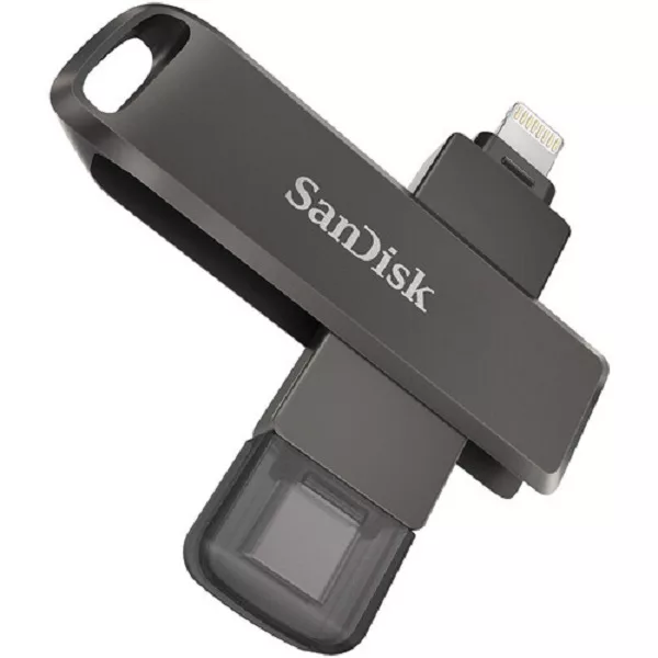 فلش مموری لایتنینگ و USB3.1 سن دیسک مدل IXPAND LUXE ظرفیت 64 گیگابایت