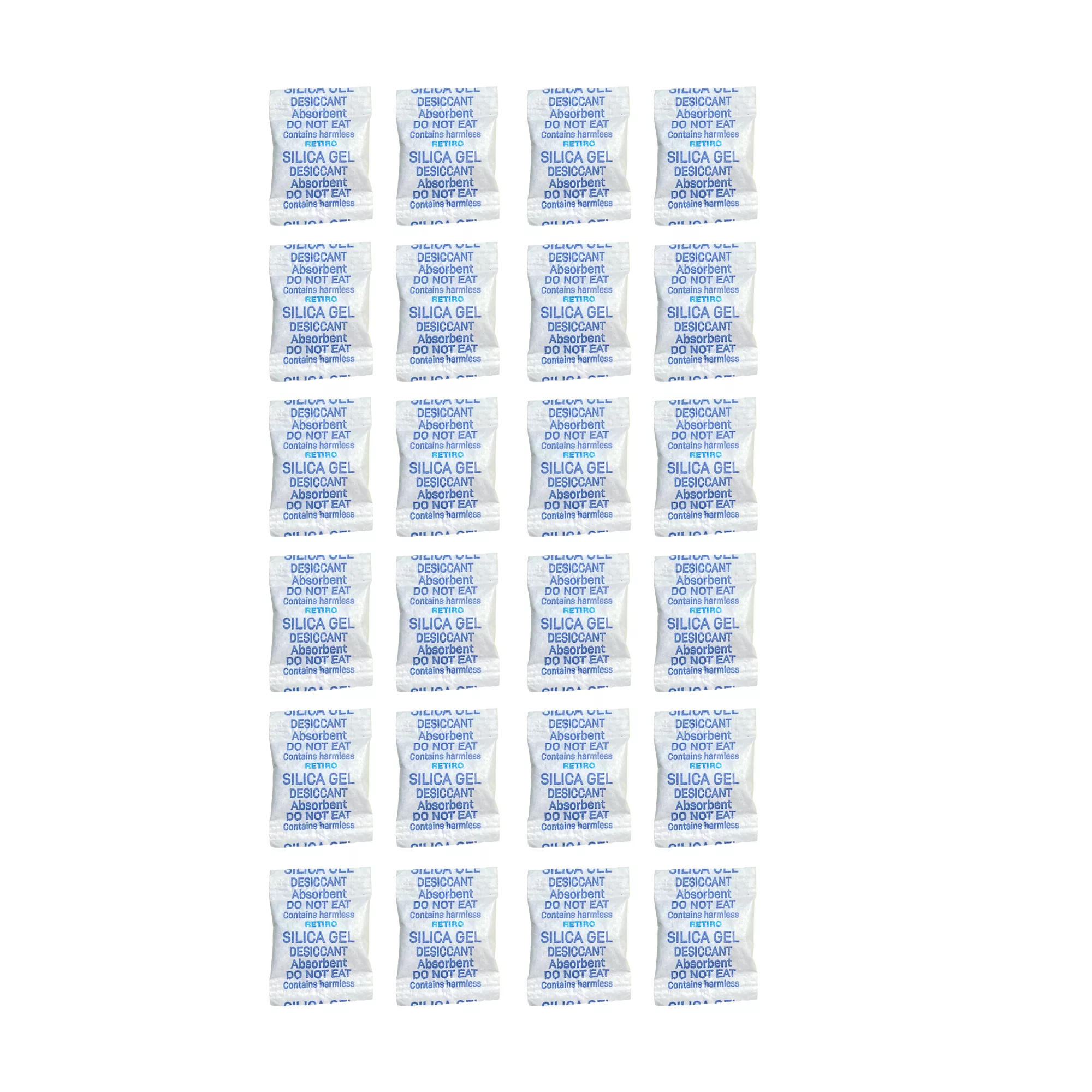 رطوبت گیر سلیکاژل مدل متالیکا وزن 2 گرم بسته 1000 عددی