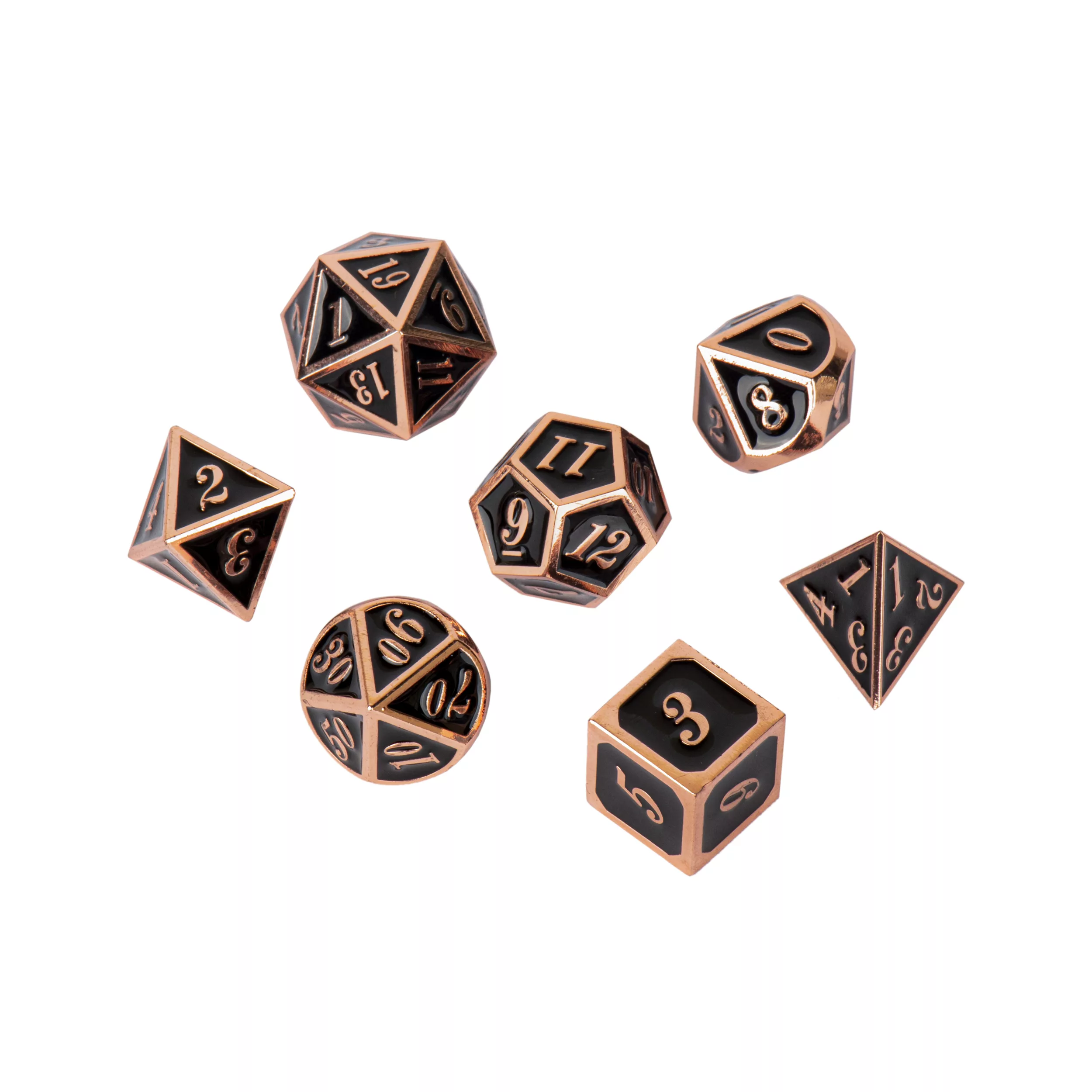 تاس بازی مدل چند ضلعی بسته 7 عددی