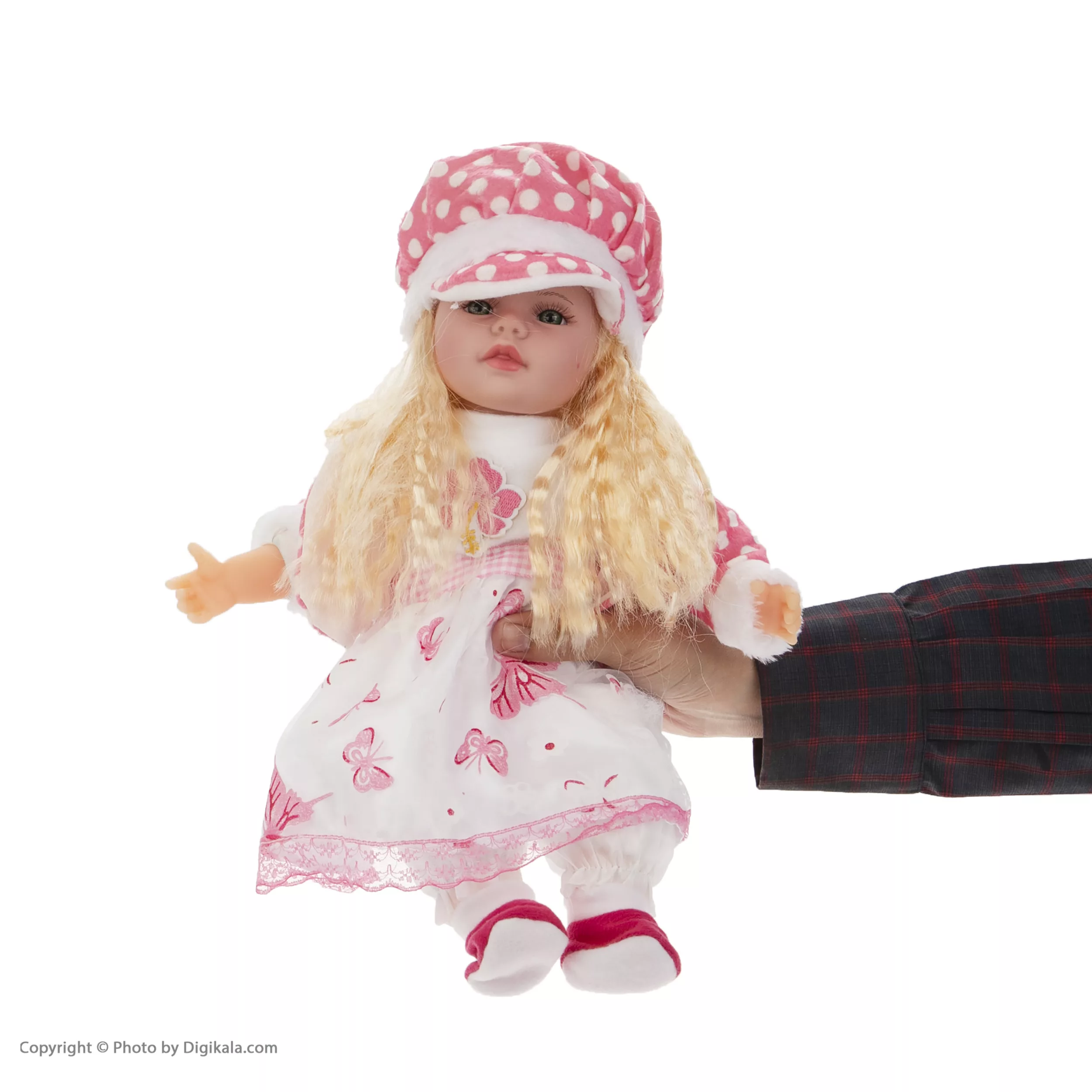 عروسک ام وی تویز مدل MV14333-3 ارتفاع 35 سانتی متر