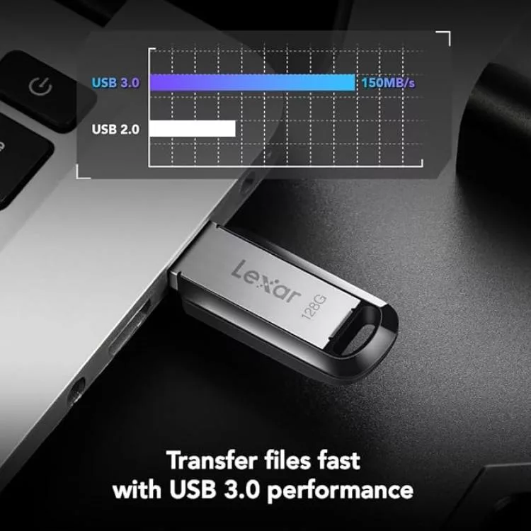 فلش مموری لکسار مدل M400 USB3.0 ظرفیت 128گیگابایت