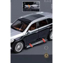 ماکت ماشین ناب سل مدل مرسدس بنز سقف کهکشانی فلزی موزیکال suv gla600 به همراه جاسوییچی