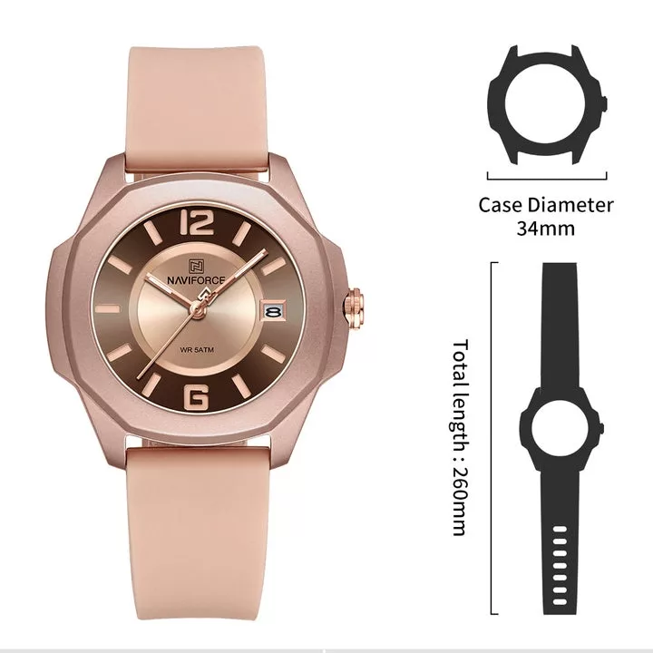 ساعت مچی عقربه ای زنانه نیوی فورس مدل کیوتNf7071