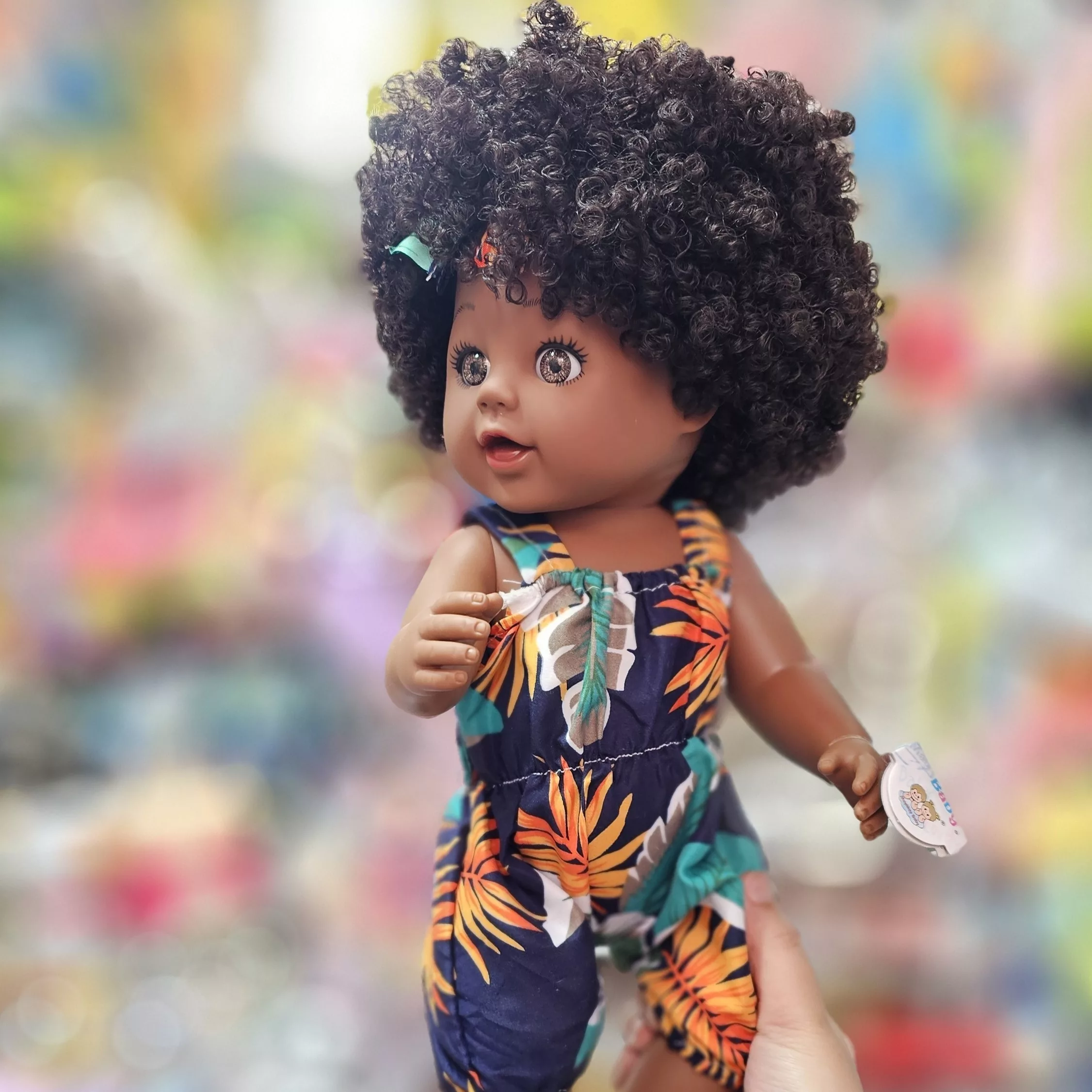 عروسک مدل دختر سیاه پوست طرح May May کد 01 ارتفاع 43 سانتی متر