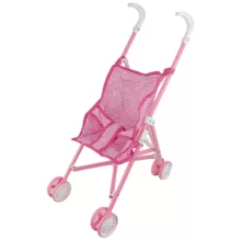 ست هدیه عروسک مدل موزیکال Lovely Baby طرح کالسکه دار کد APT180 ارتفاع 33 سانتی متر مجموعه 9 عددی