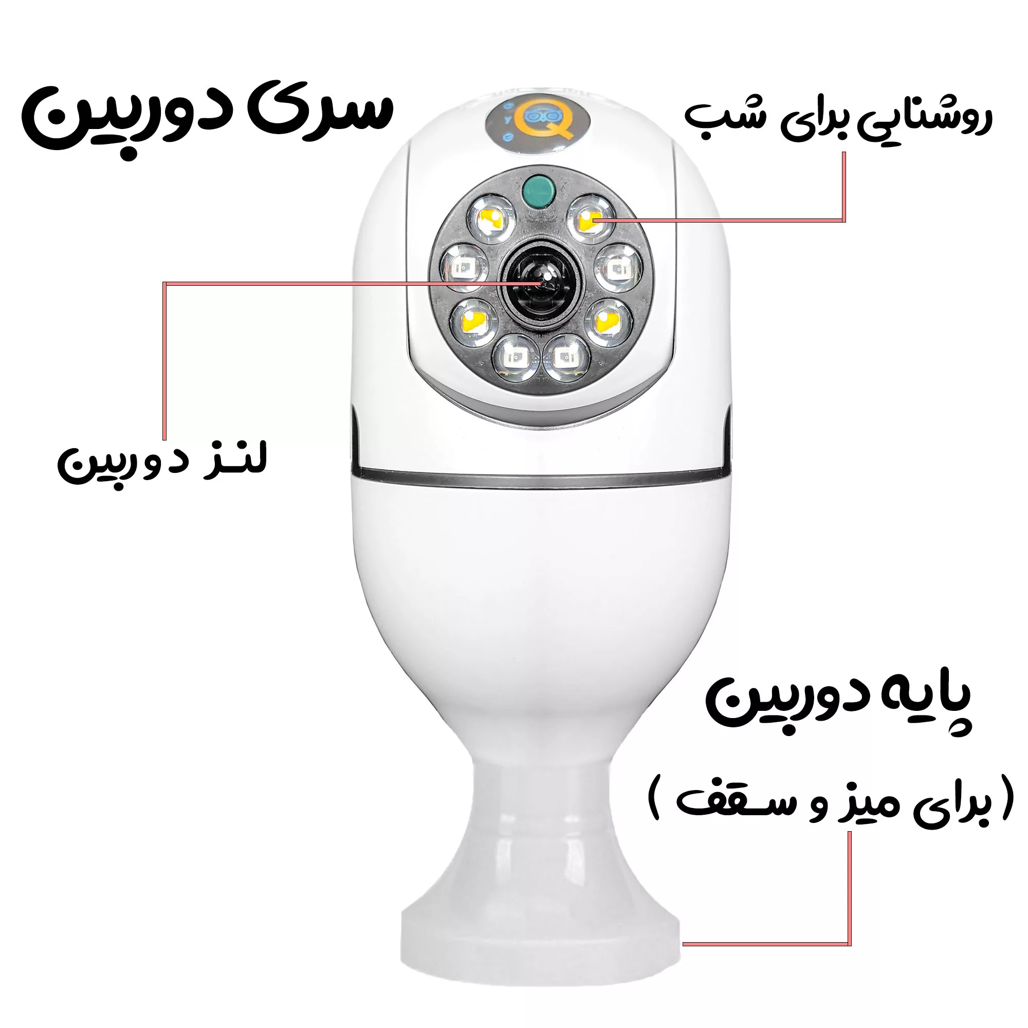 دوربین مداربسته آی کیو مدل Ai-v31 کد US