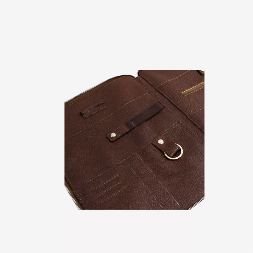 کیف اداری چرم آرا مدل f001