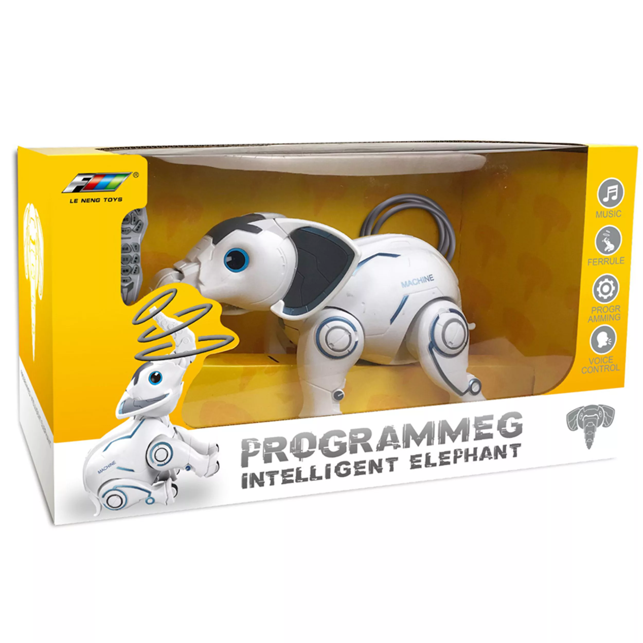 ربات کنترلی مدل فیل آوازخوان