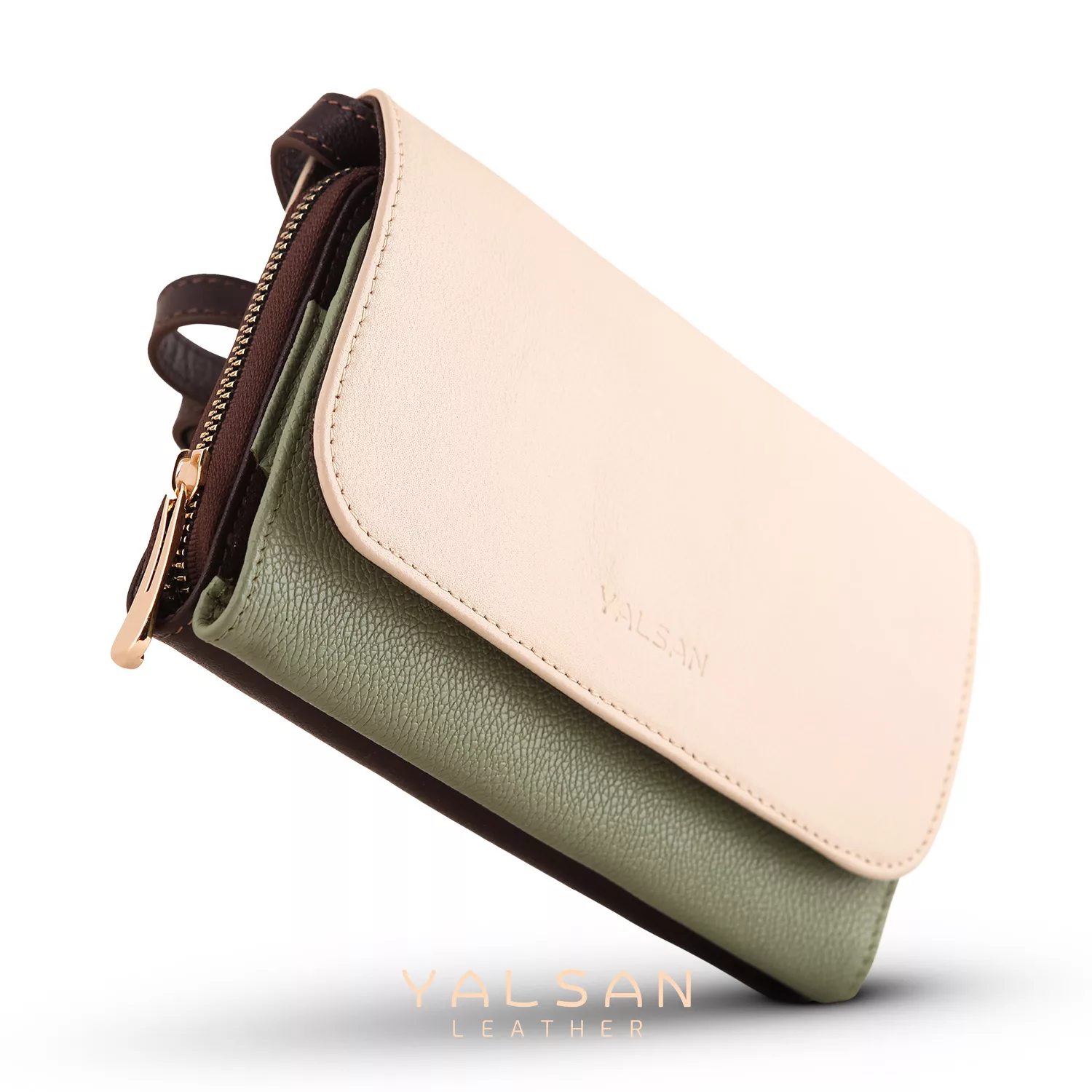 کیف رودوشی زنانه چرم یلسان مدل روناک کد 210- MC-14sz