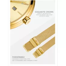 ساعت مچی عقربه ای زنانه نیوی فورس مدل NF3008 GG