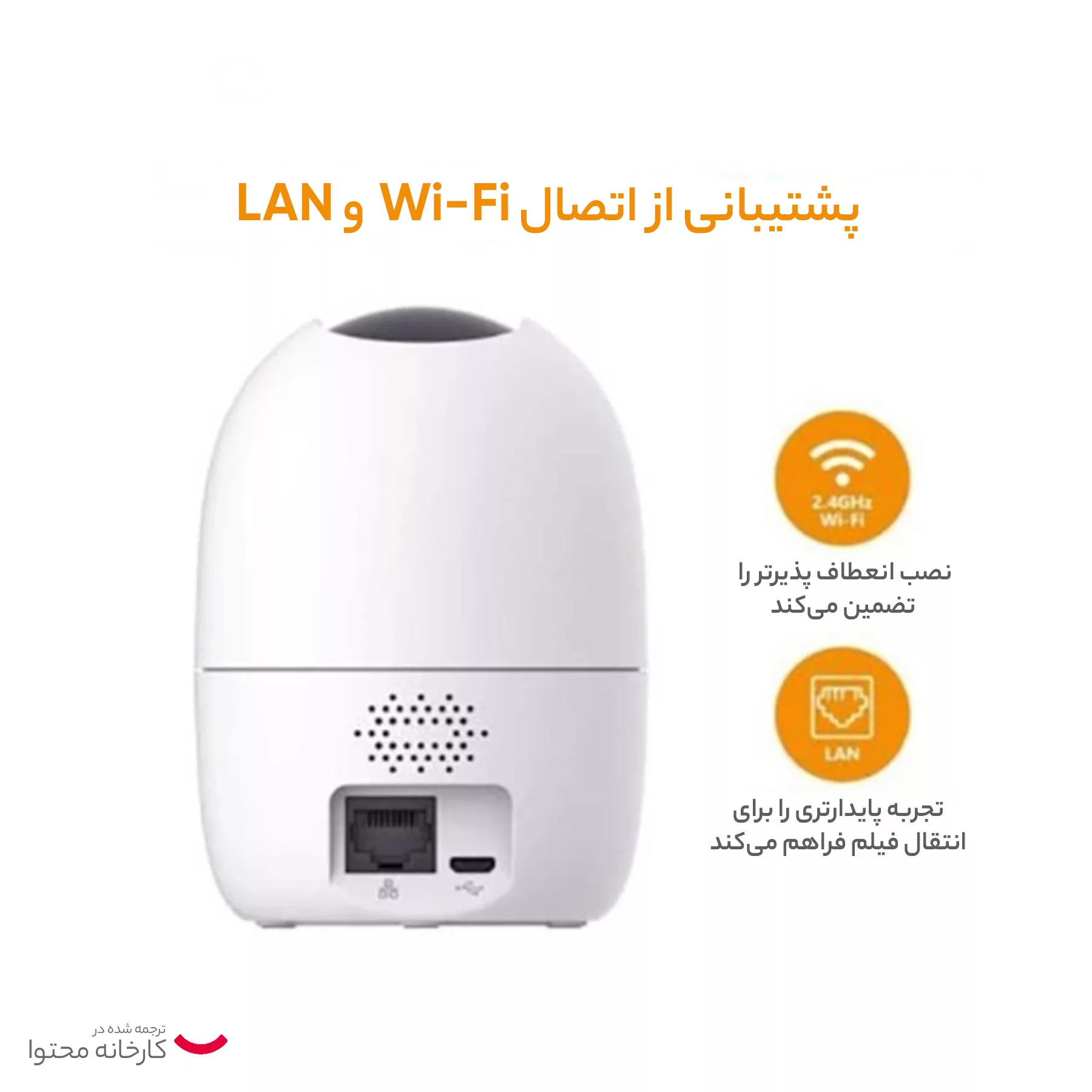 دوربین مداربسته تحت شبکه آیمو مدل Ranger 2