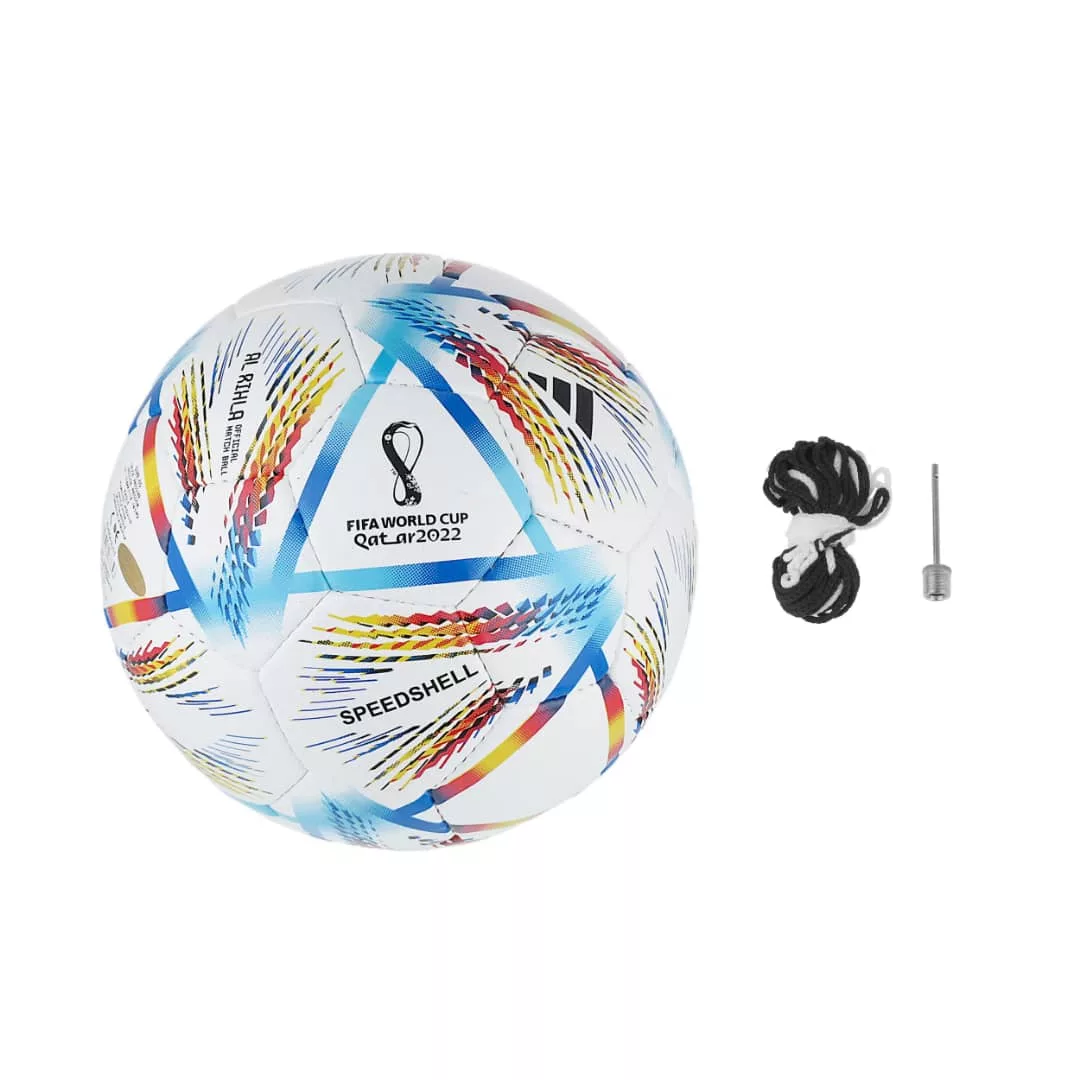 توپ فوتبال مدل جام جهانی قطر 2022 کد 100 به همراه سوزن توپ
