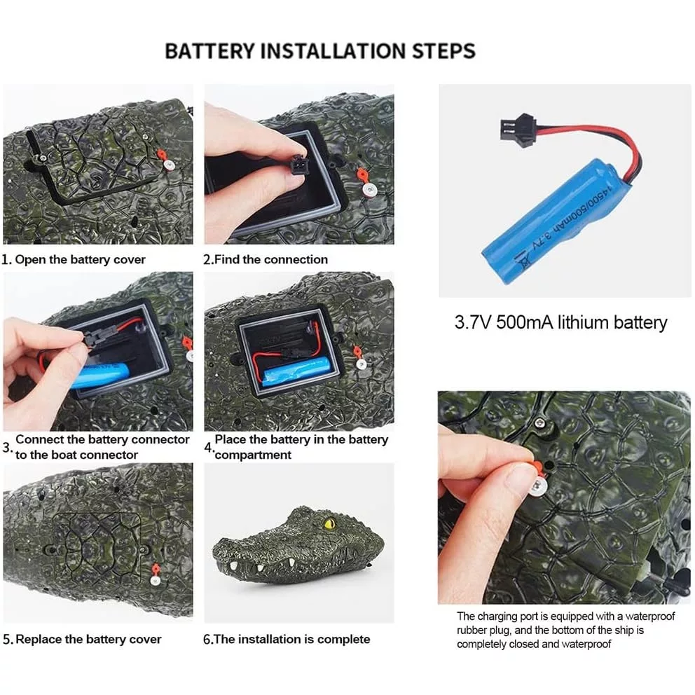 قایق بازی کنترلی مدل تمساح