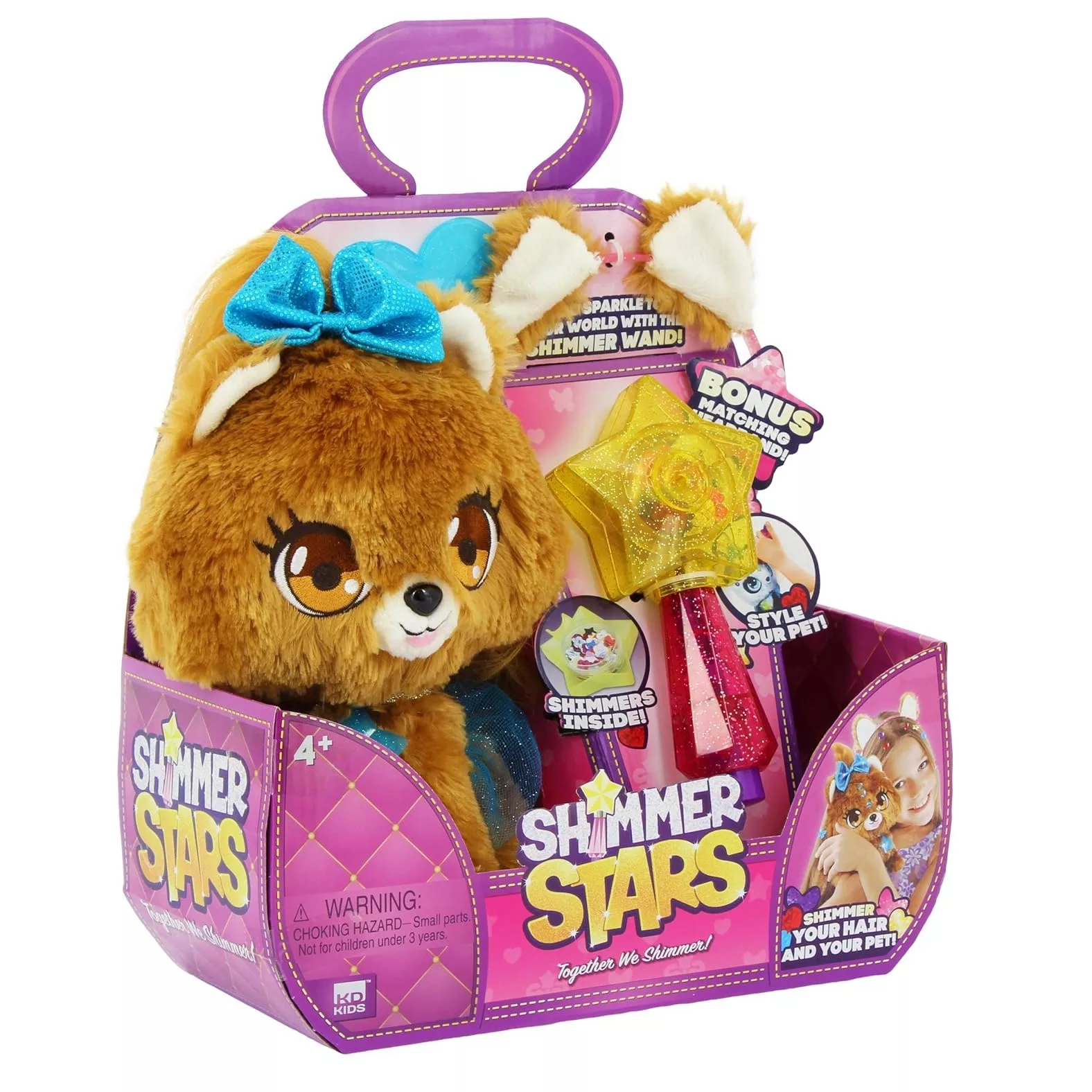 عروسک شیمر استارز مدل پت ارتفاع 24 سانتی متر