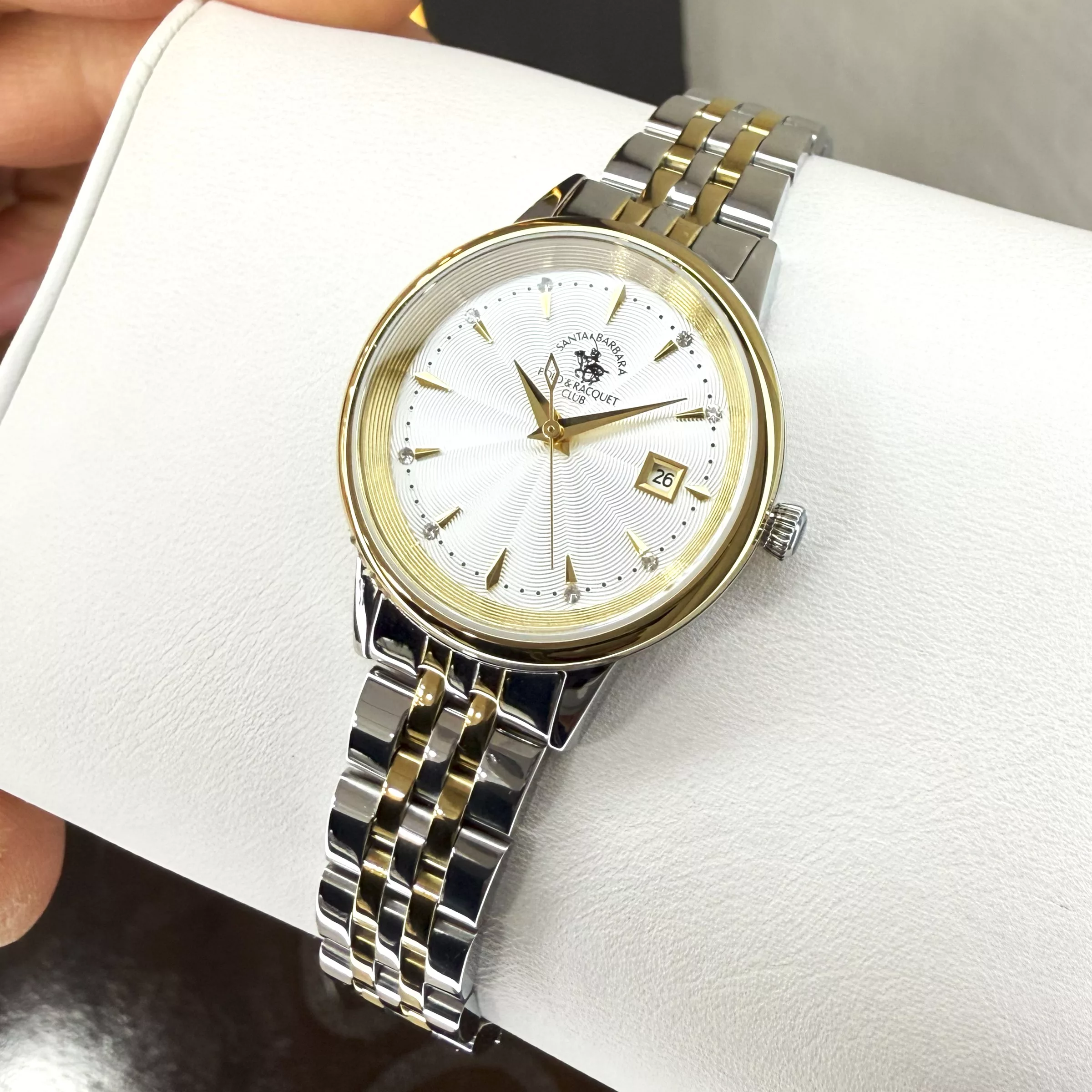 ساعت مچی عقربه ای زنانه سانتا باربارا پولو راکت کلاب مدل SB.1.10595-6