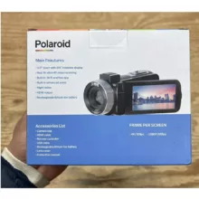 دوربین فیلم برداری پولاروید مدل 4K 18X Zoom Touch Screen