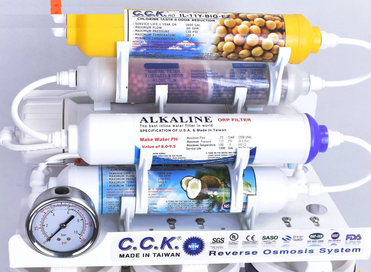 دستگاه تصفیه آب سی سی کا مدل RO8_ORP