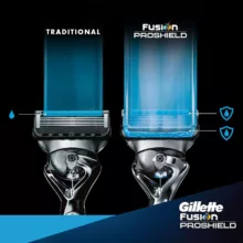 خود تراش ژیلت سری PROSHIELD HANDLE مدل FUSION5+1