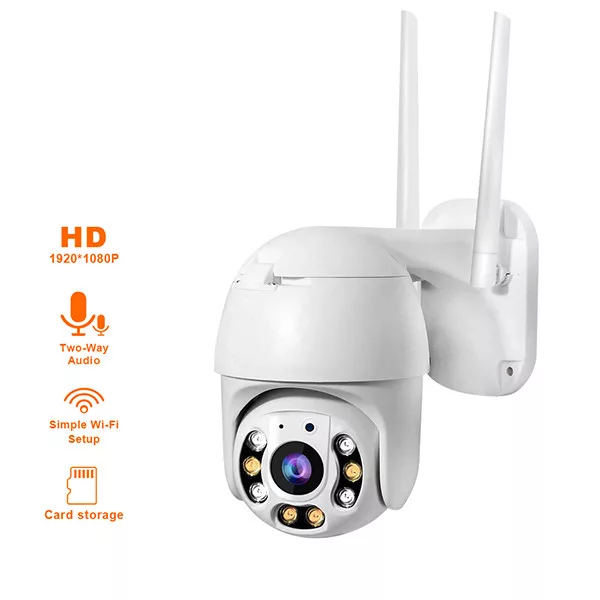 دوربین مداربسته تحت شبکه هوشمند مدل چرخشی بیسیم WIFI V380