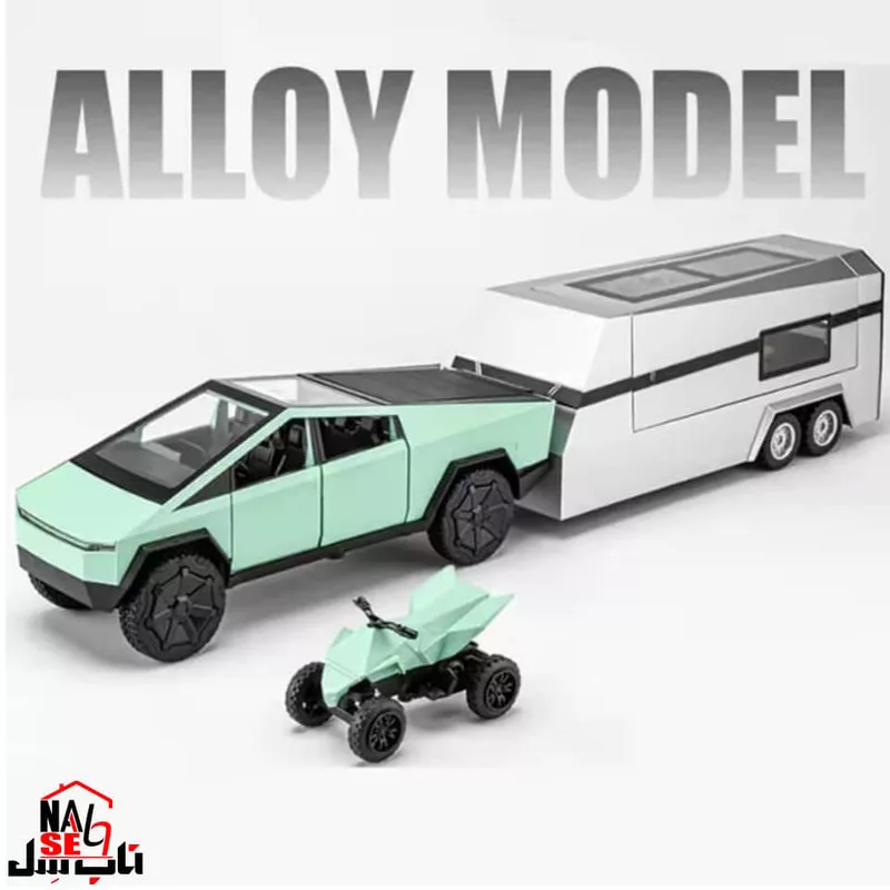 ماکت ماشین ناب سل مدل تسلا سایبر تراک مجموعه سه عددی