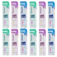 مسواک بزرگسال کانفیدنت مدل Diamond با برس نرم مجموعه 12 عددی