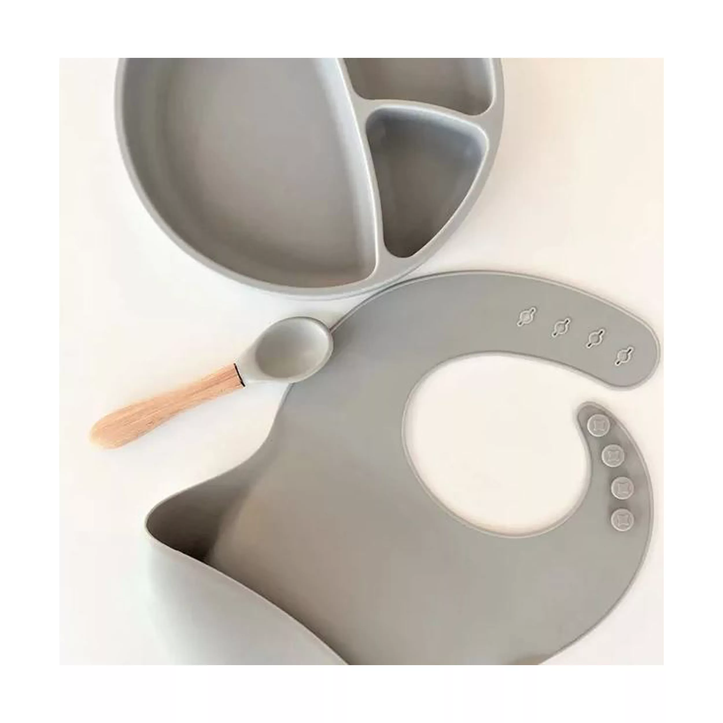 ست ظرف غذا کودک مینیک اوی اوی مدل Oi70020 مجموعه 3 عددی