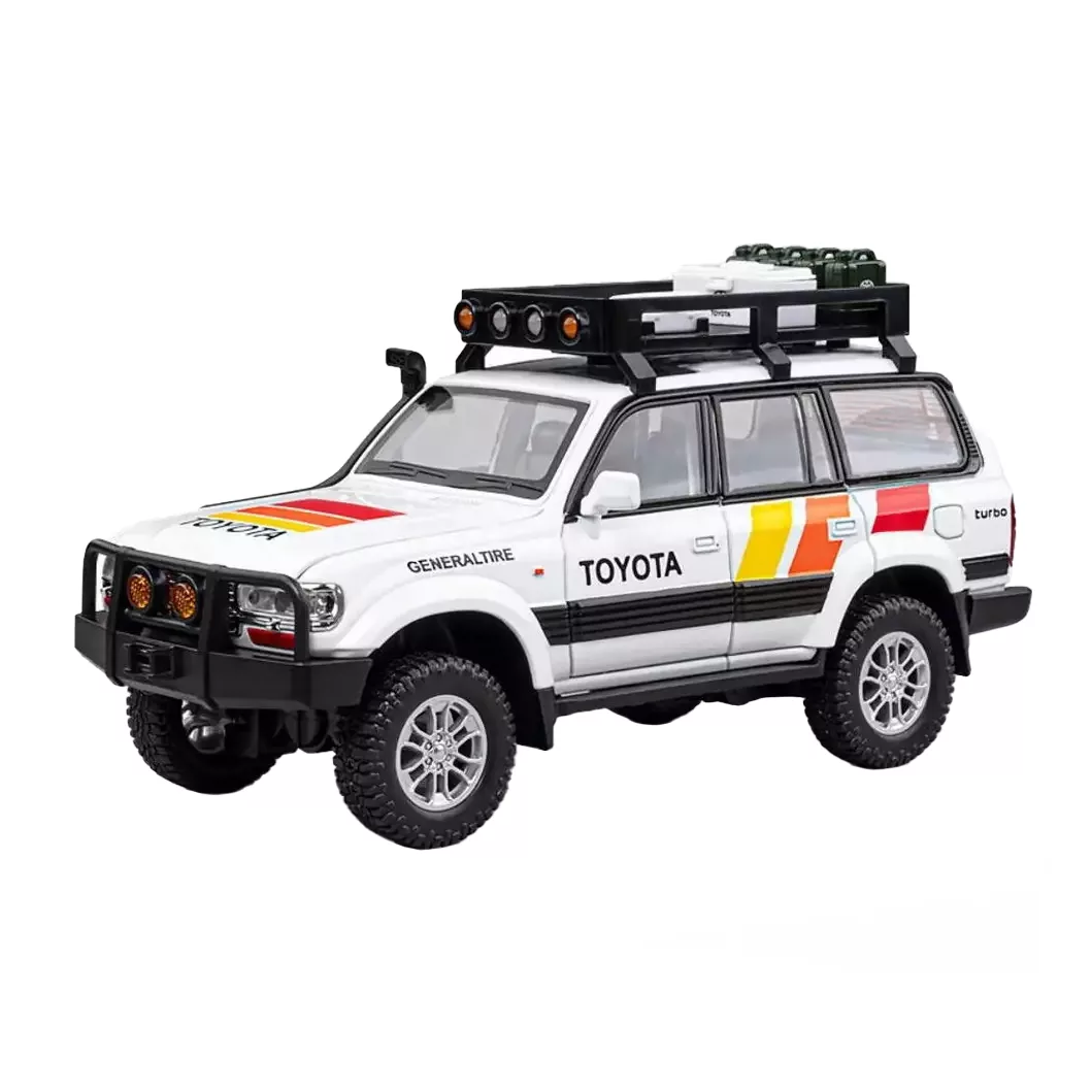 ماکت ماشین چه ژی مدل تویوتا لندکروزر Toyota Land Cruiser LC80 کد W100