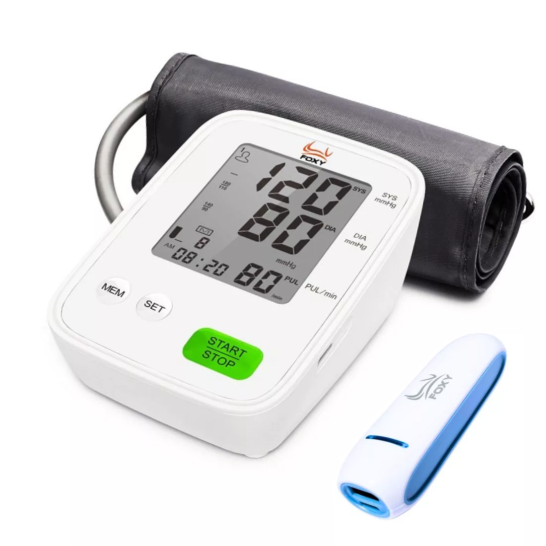 فشارسنج بازویی دیجیتال فوکسی مدل ECCO به همراه پاوربانک فوکسی
