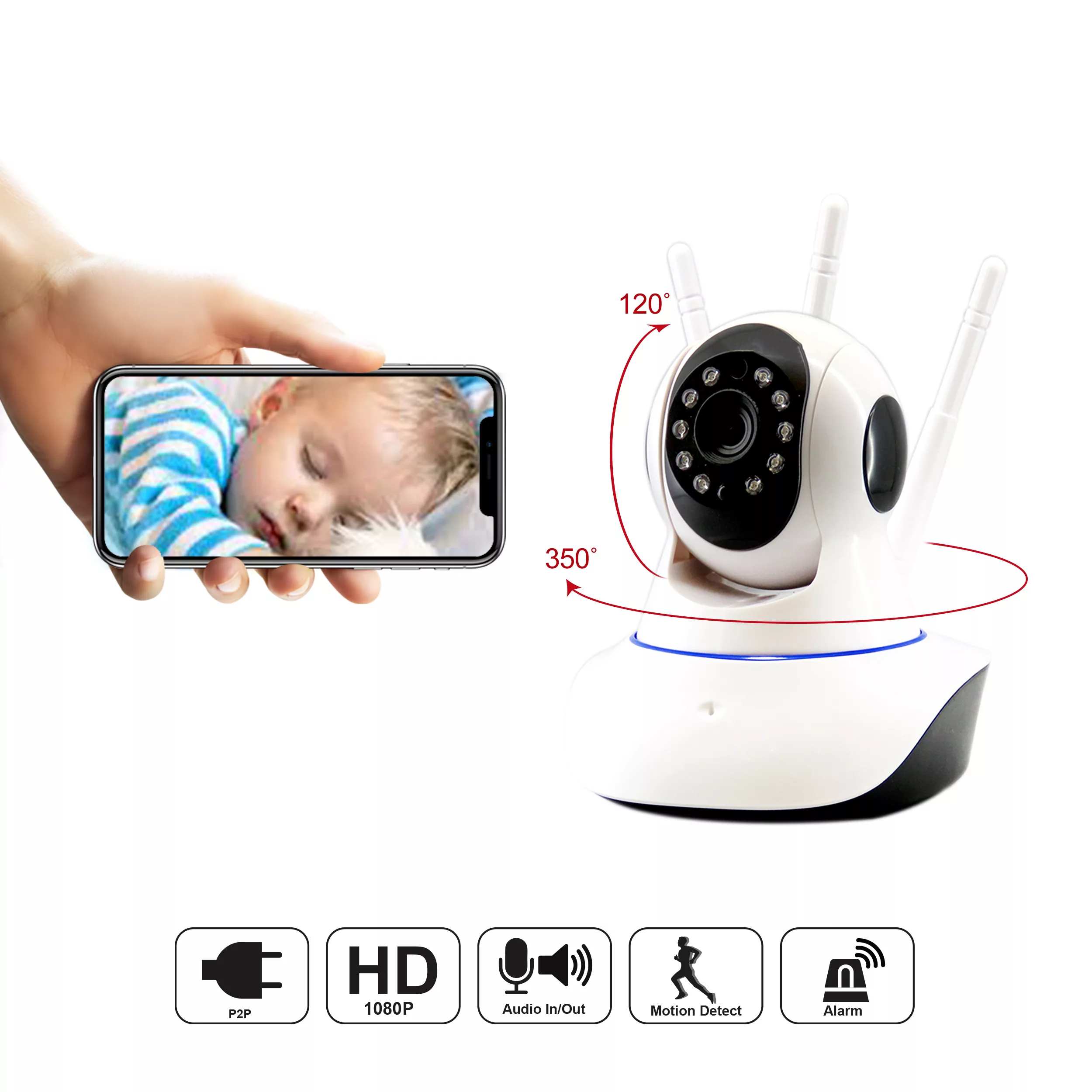 دوربین مداربسته تحت شبکه مدل IPC-T3830