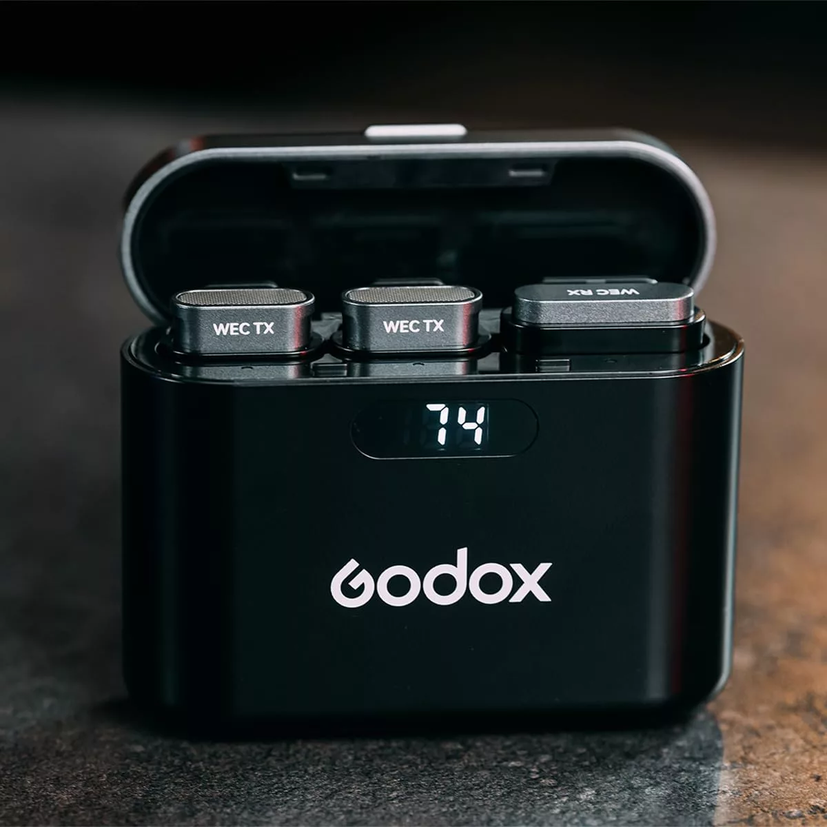 ست میکروفن بی سیم گودکس مدل WEC Kit2 با درگاه اتصال جک ۳.۵ میلی‌متری