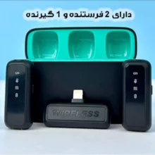 ست میکروفن یقه ای بی سیم مدل answer SX6 dual type-c