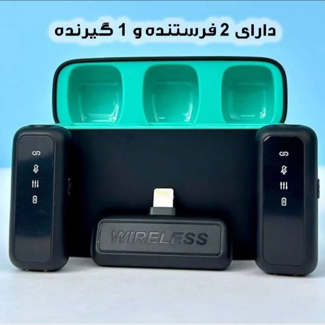 ست میکروفن یقه ای بی سیم مدل answer SX6 dual type-c