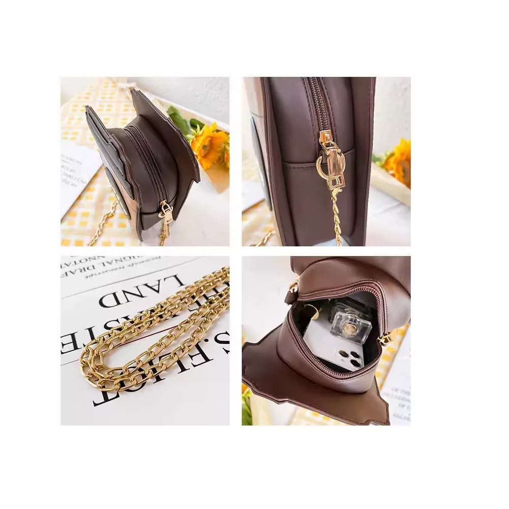 کیف رودوشی زنانه مدل Coffee کد 149