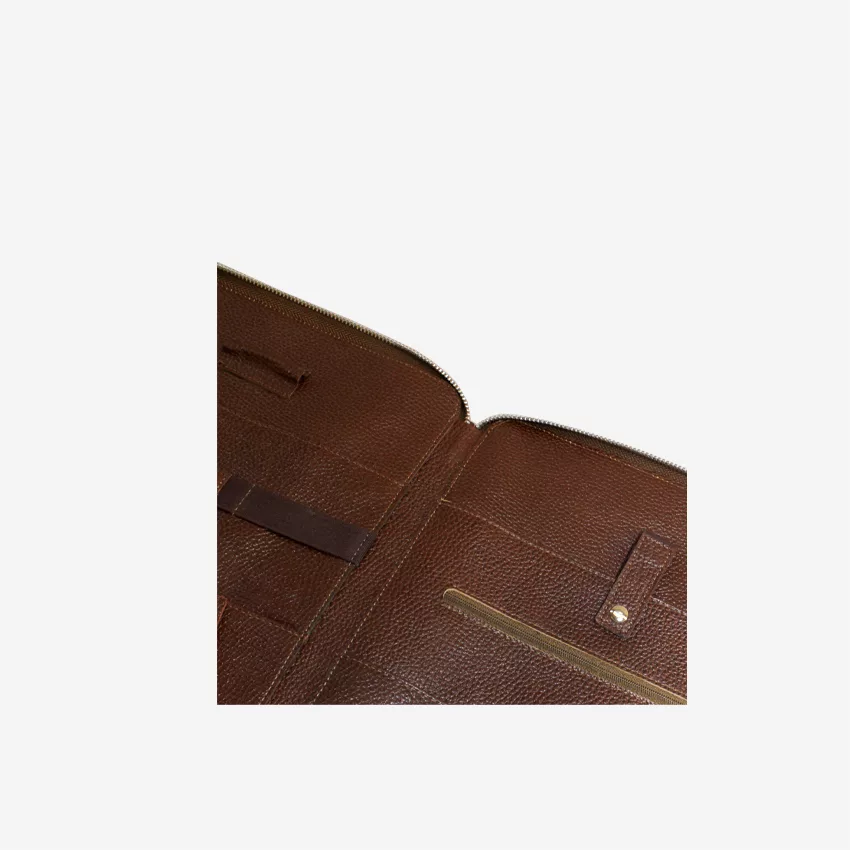 کیف اداری چرم آرا مدل f001